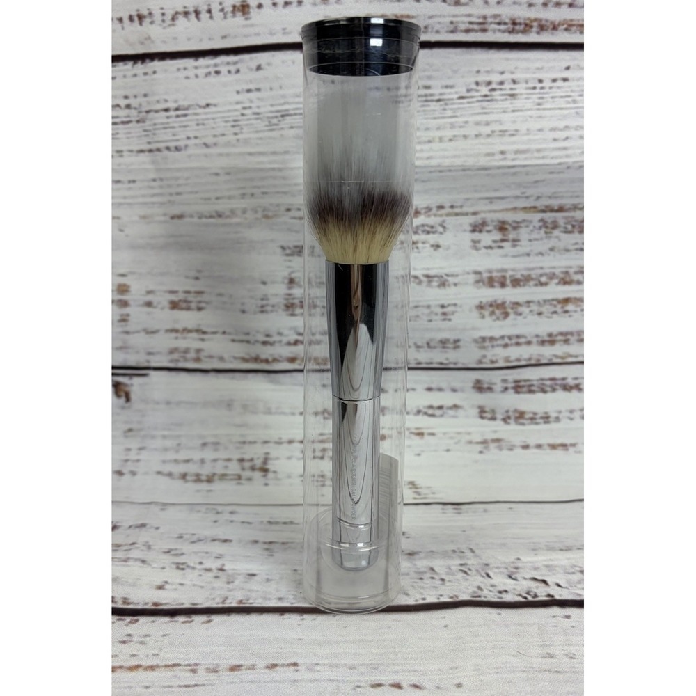 IT Cosmetics CC+ Double Airbrush Ball Powder Brush NEW SEALED Dual Fiber
